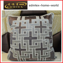 Bordados decorativos almofada de veludo de moda travesseiro (edm0282)